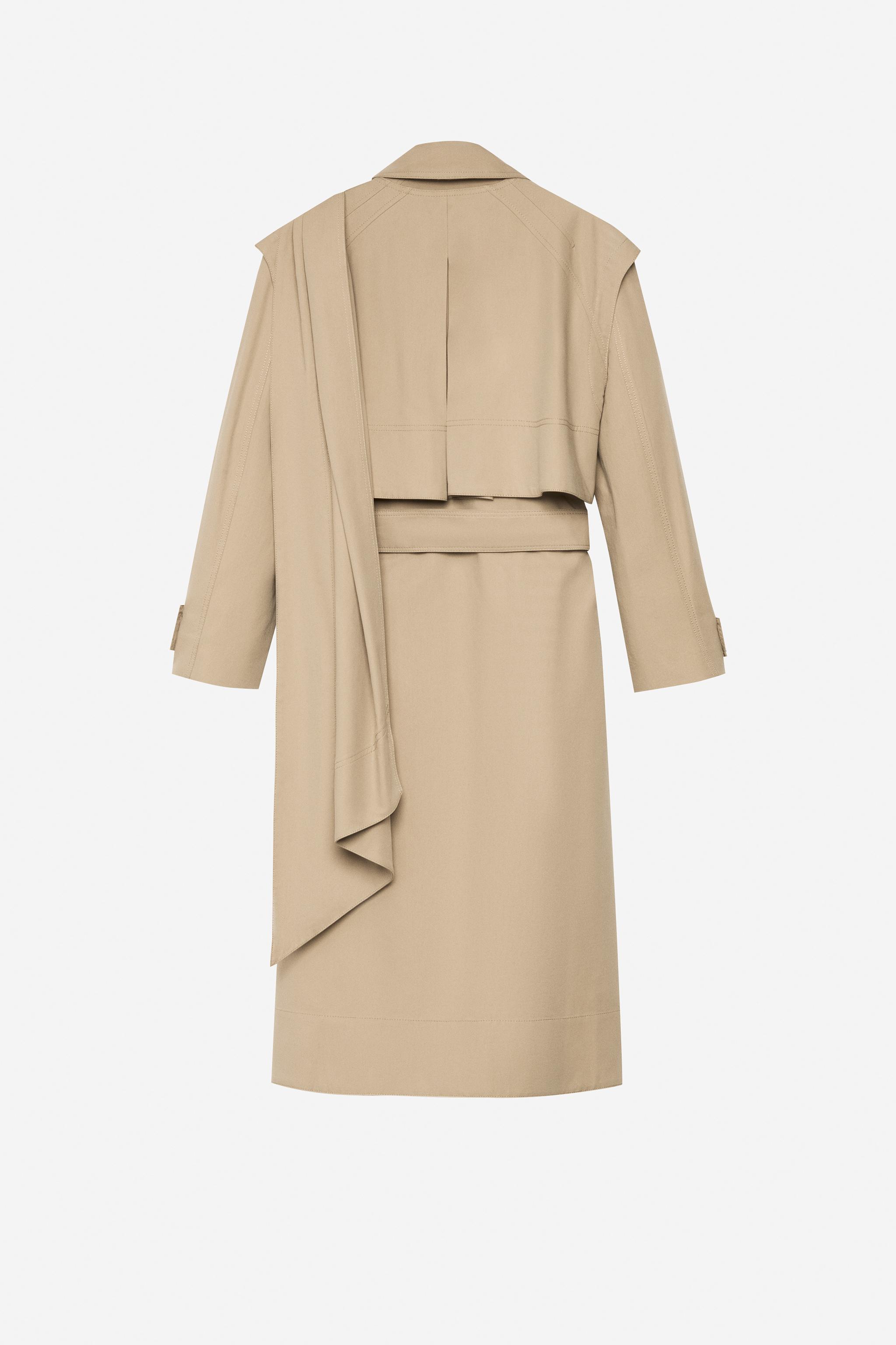GABARDINE GILET AMOVIBLE 2 EN 1 - THE ITEM ZARA WOMAN
